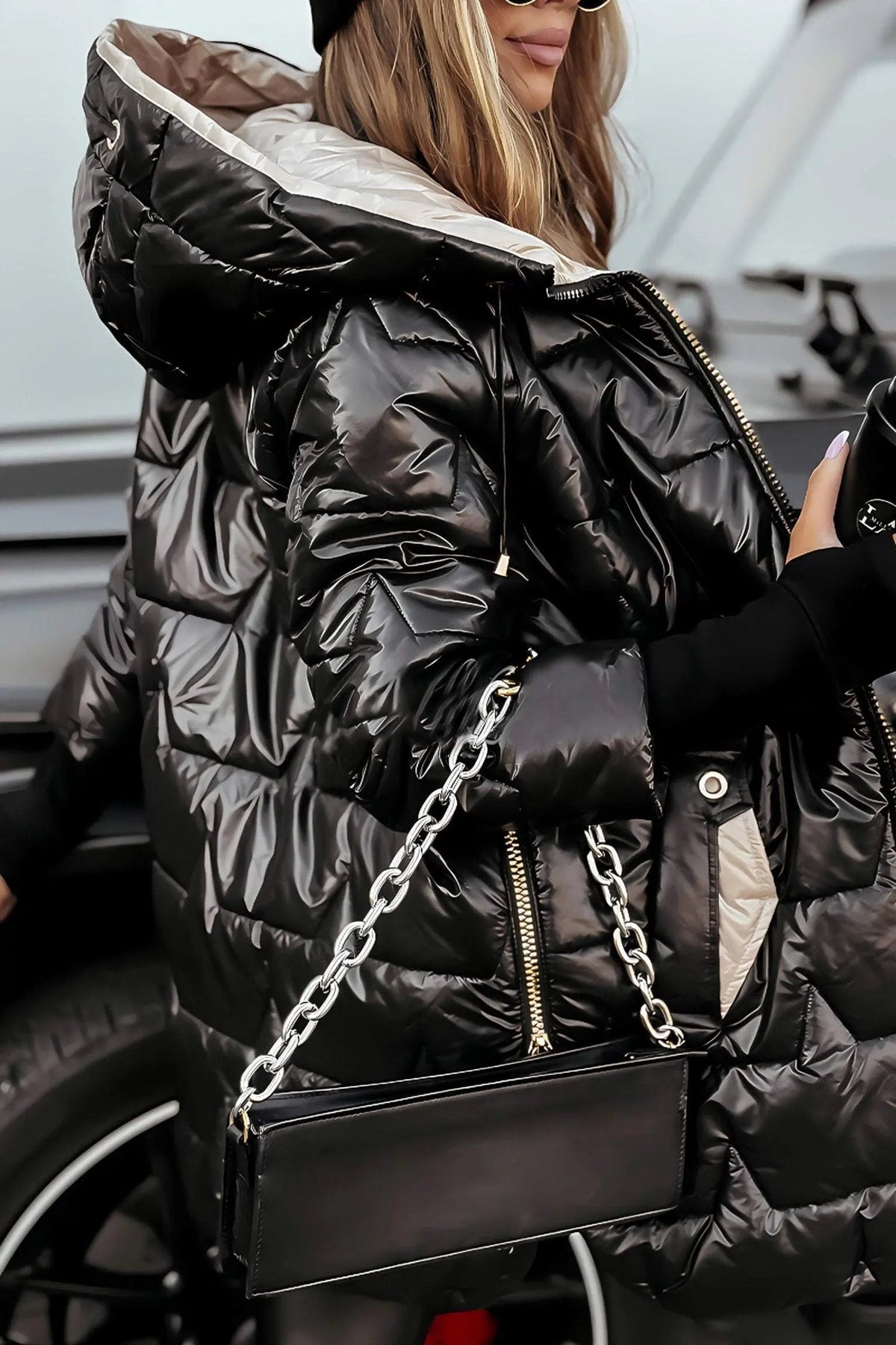 Ada | Effortless Hooded Long Puffer Coat