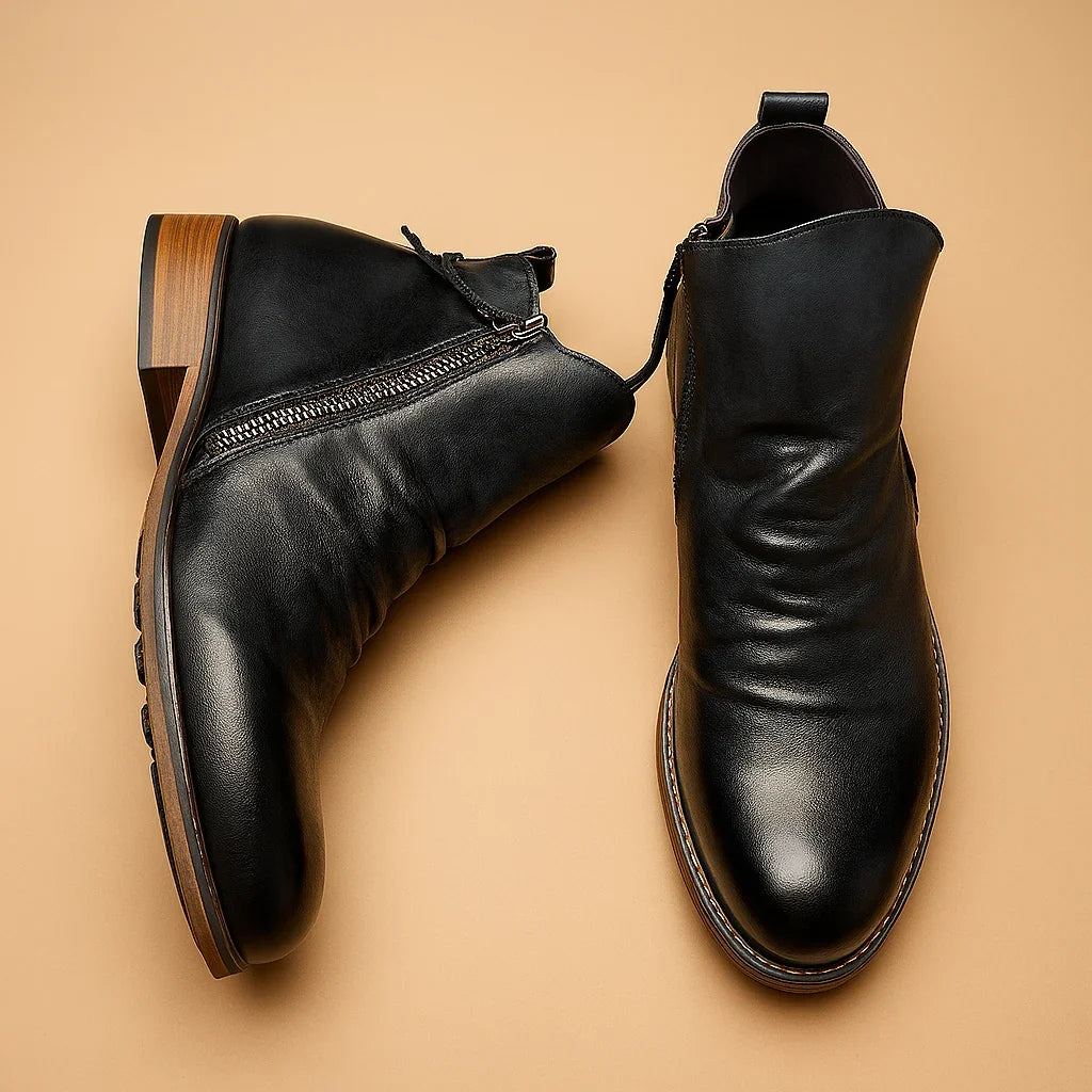 Adam | Effortless Side-Zip Ankle Chelsea Mens Boots