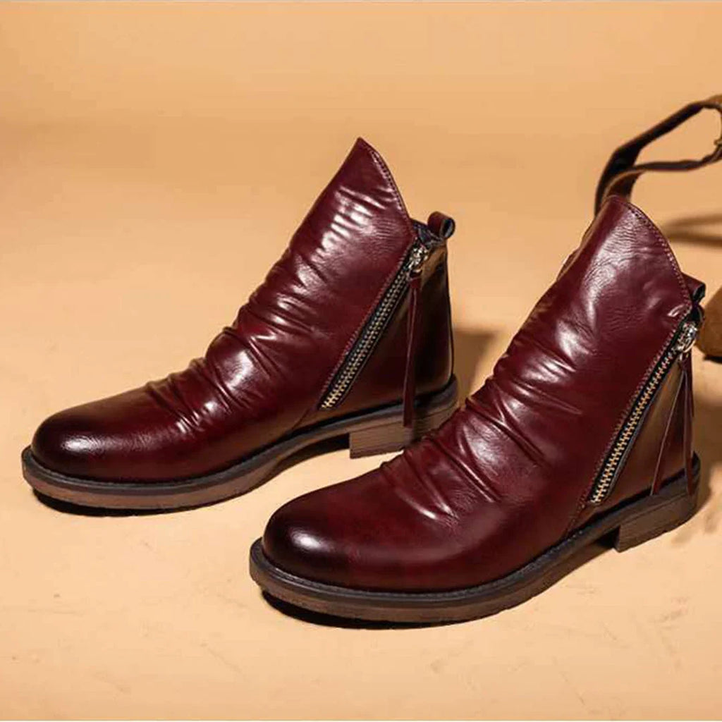 Adam | Effortless Side-Zip Ankle Chelsea Mens Boots