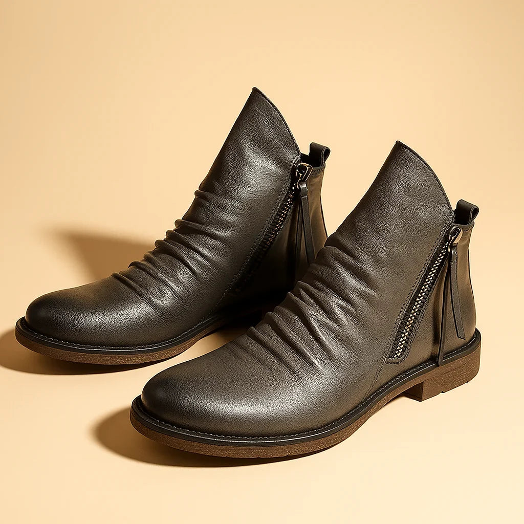 Adam | Effortless Side-Zip Ankle Chelsea Mens Boots