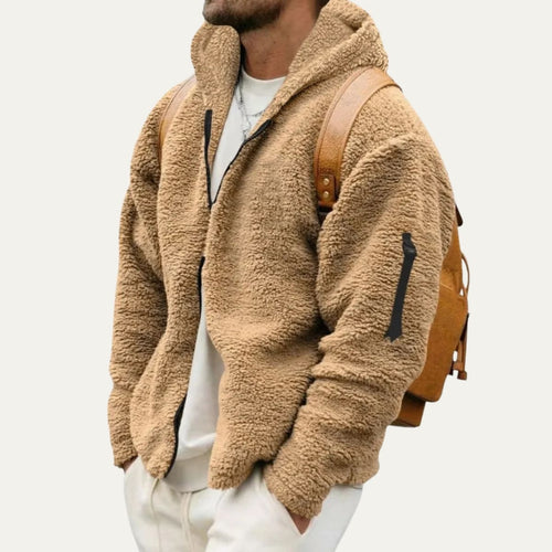 Albert | Full Zip Hooded Mens Fleece Jacket