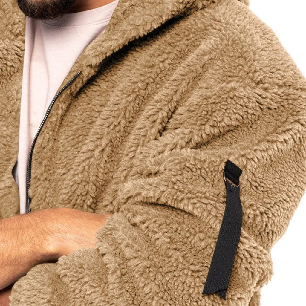 Albert | Full Zip Hooded Mens Fleece Jacket