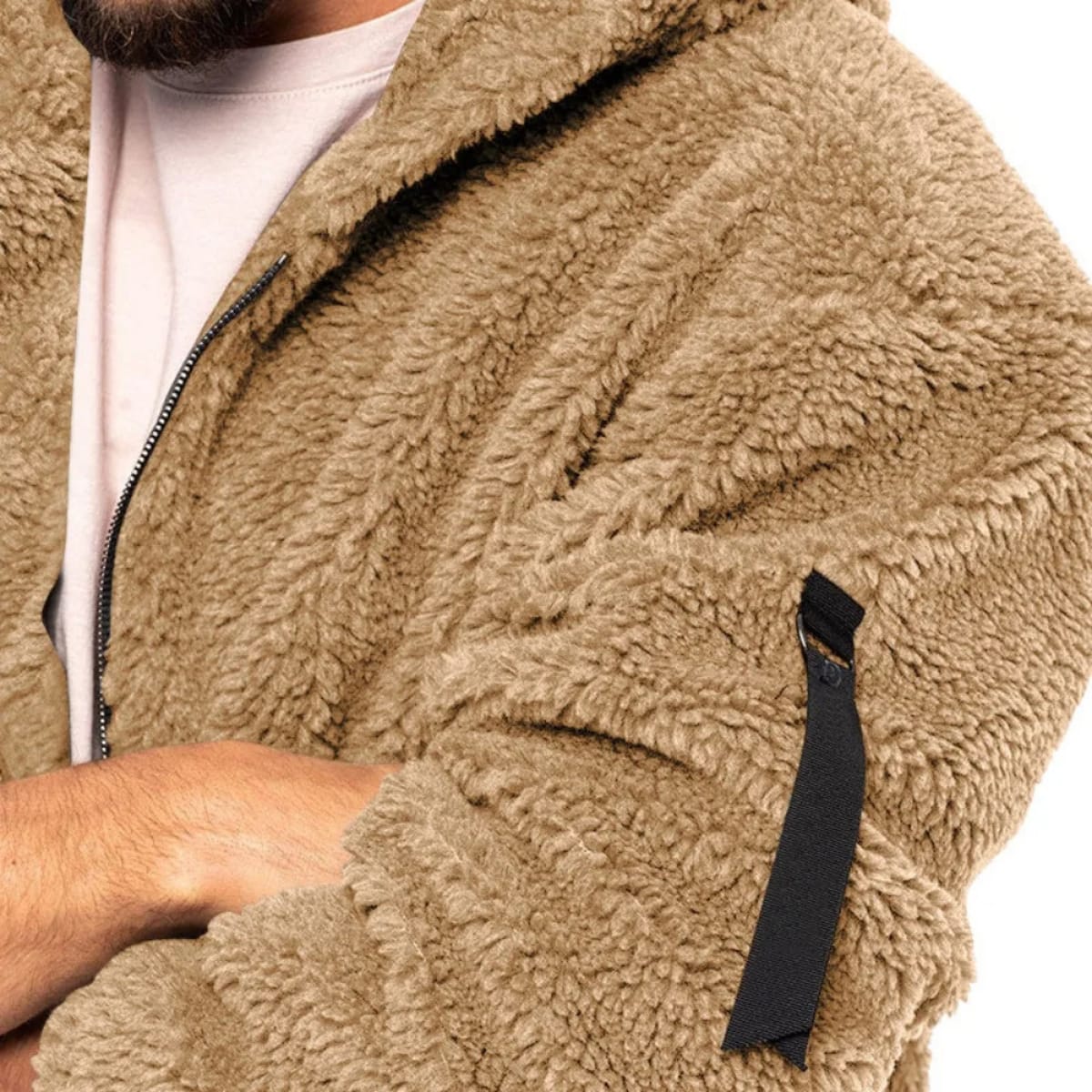 Albert | Full Zip Hooded Mens Fleece Jacket