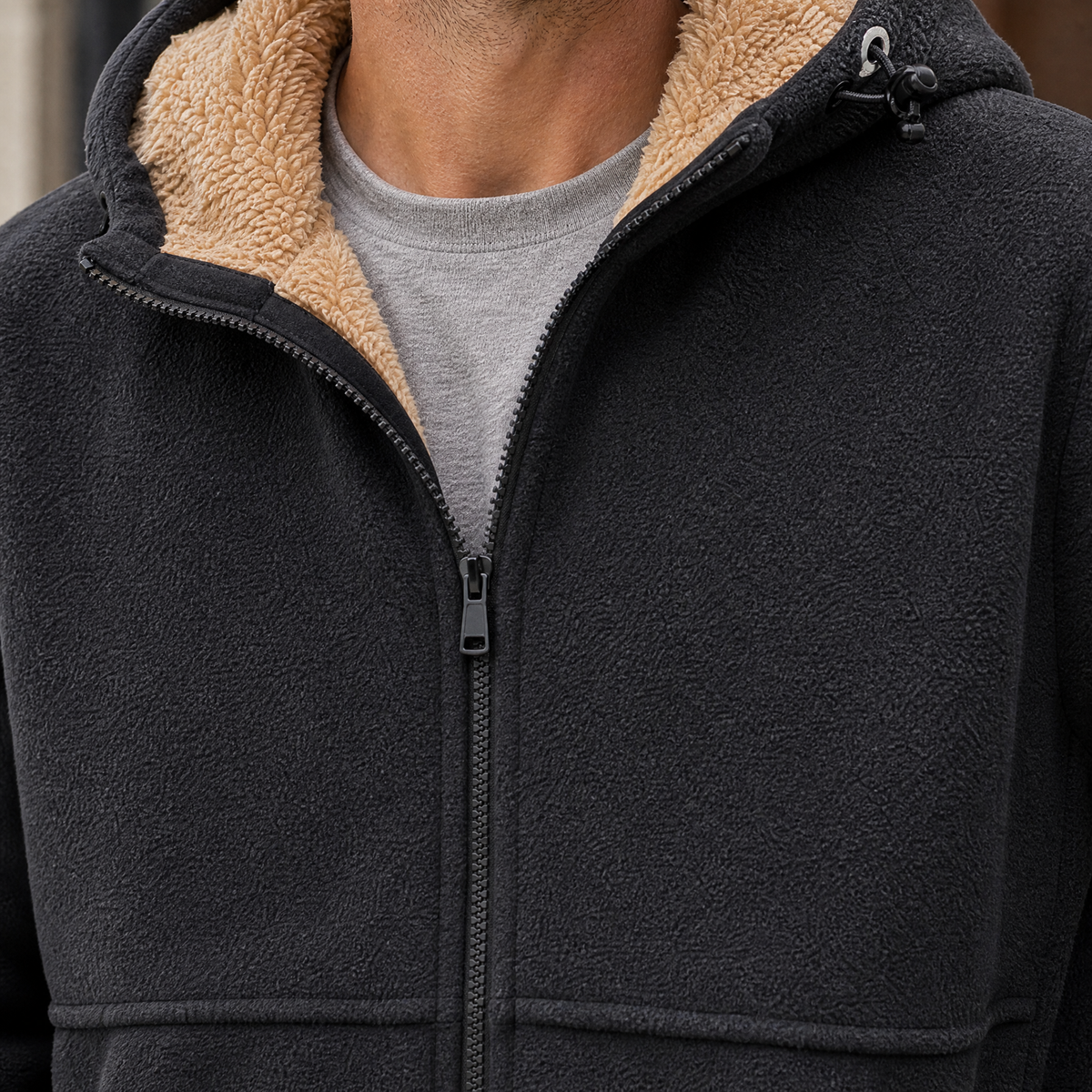 Alexander | Hooded Full Zip Mens Fleece Jacket