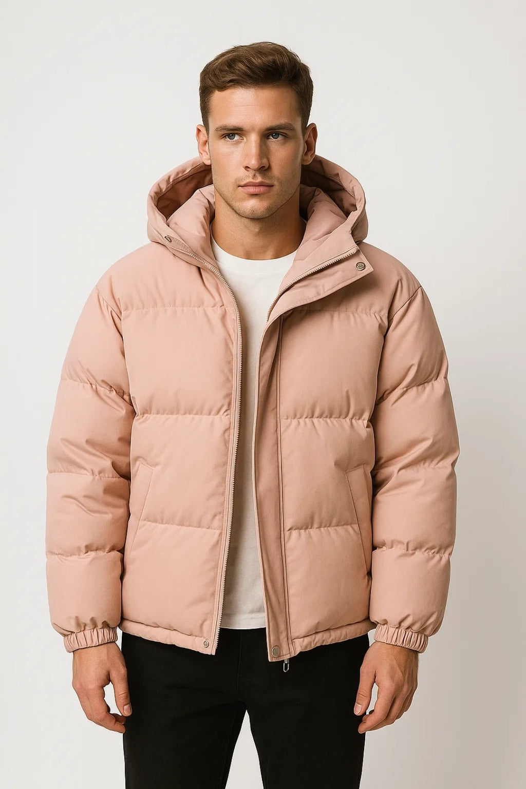 Alexander | Relaxed Hooded Puffer Jacket with Zip Front