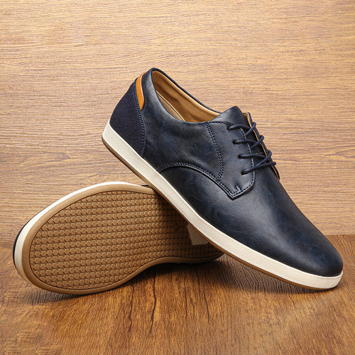 Alexander | Sophisticated Two-Tone Lace-Up Orthopedic Shoes