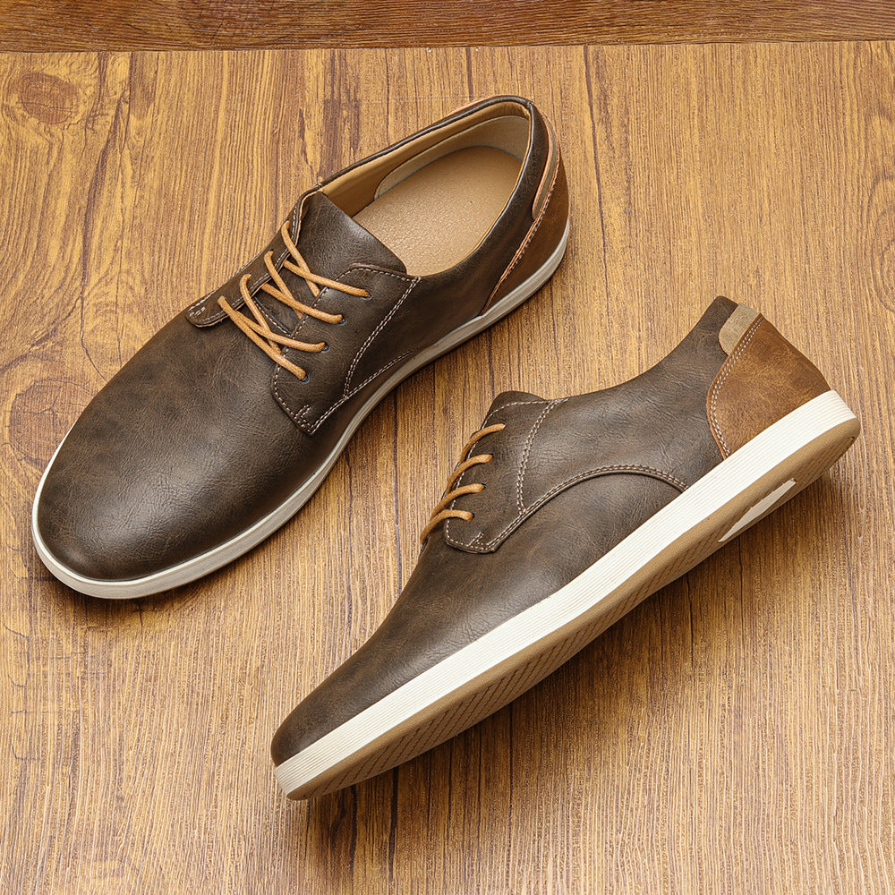 Alexander | Sophisticated Two-Tone Lace-Up Orthopedic Shoes