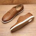 Alexander | Sophisticated Two-Tone Lace-Up Orthopedic Shoes