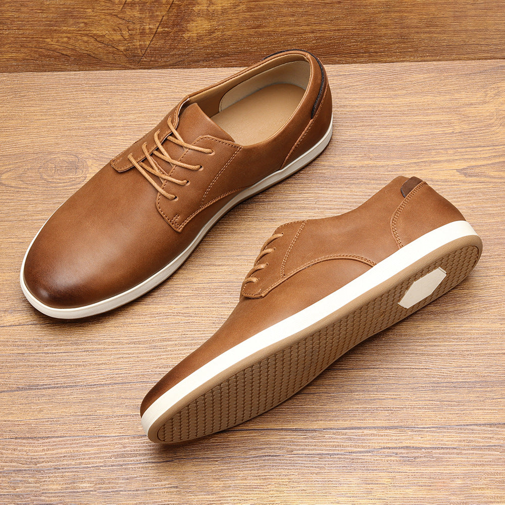 Alexander | Sophisticated Two-Tone Lace-Up Orthopedic Shoes