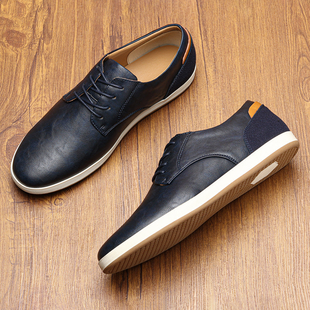Alexander | Sophisticated Two-Tone Lace-Up Orthopedic Shoes