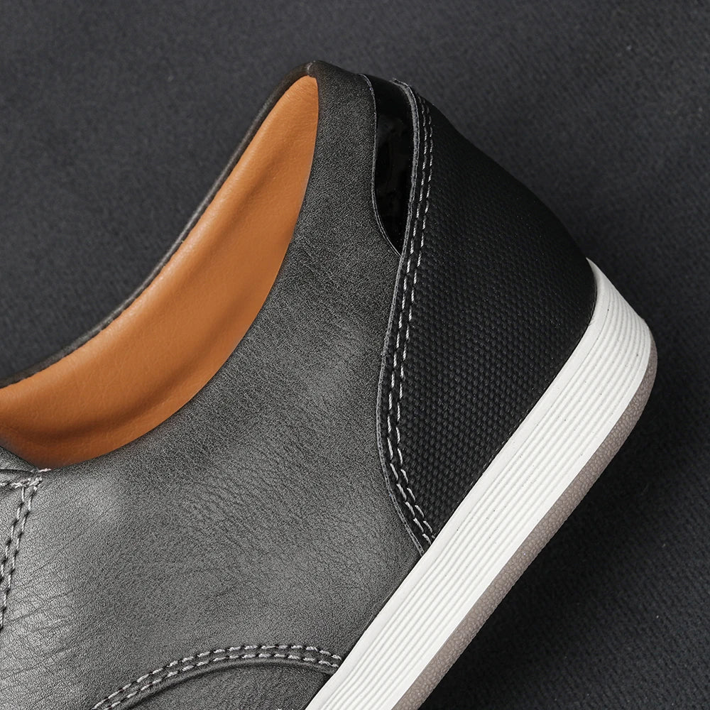 Alexander | Sophisticated Two-Tone Lace-Up Orthopedic Shoes