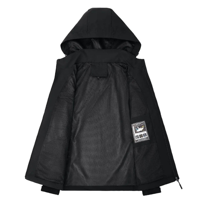Alexander | Stylish Hooded Waterproof Jacket with Zip Pockets