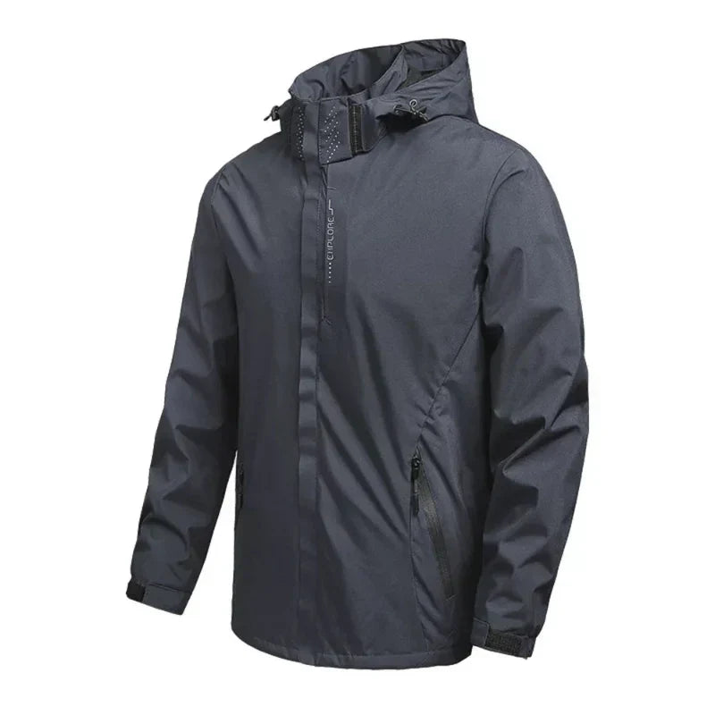 Alexander | Stylish Hooded Waterproof Jacket with Zip Pockets