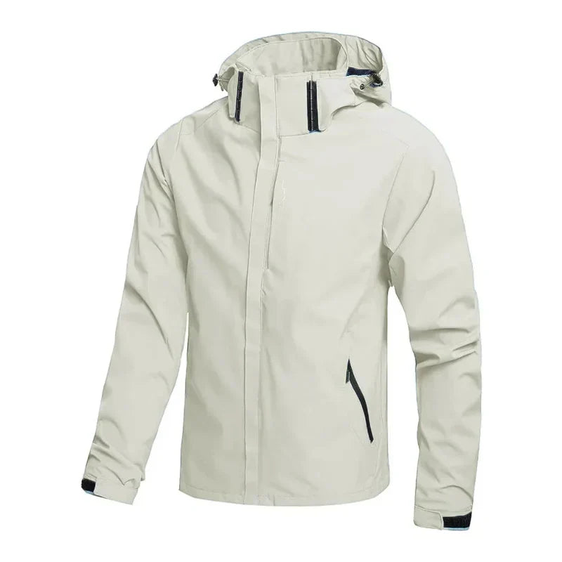 Alexander | Stylish Hooded Waterproof Jacket with Zip Pockets
