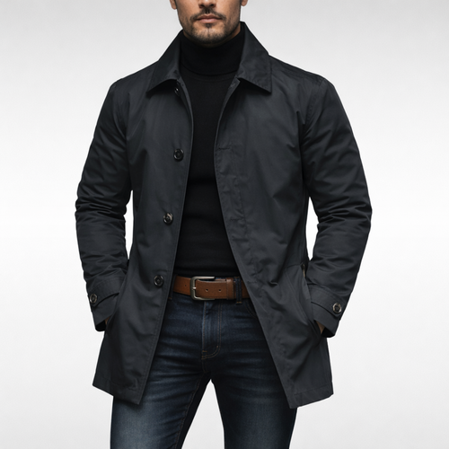 Alfie | Effortless Waterproof Jacket with Classic Collar