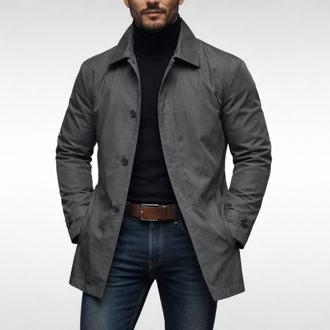 Alfie | Effortless Waterproof Jacket with Classic Collar