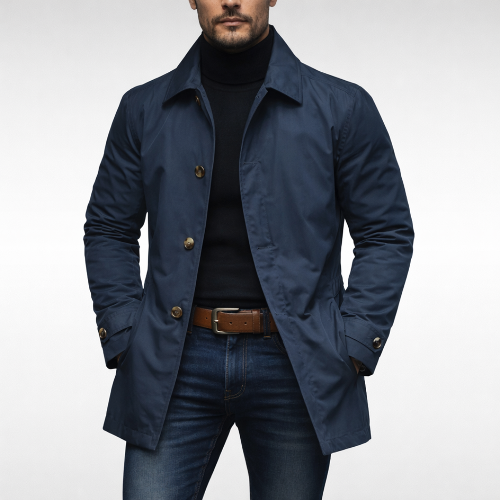 Alfie | Effortless Waterproof Jacket with Classic Collar