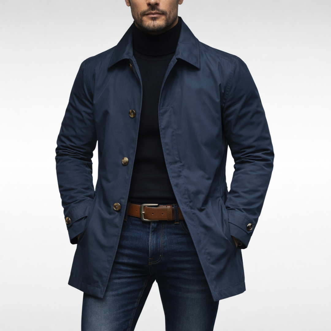 Alfie | Effortless Waterproof Jacket with Classic Collar