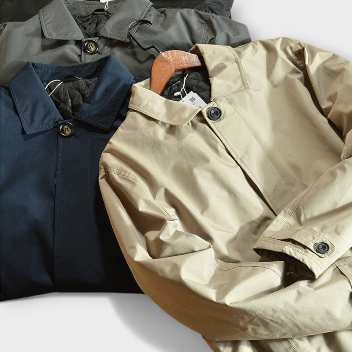 Alfie | Effortless Waterproof Jacket with Classic Collar