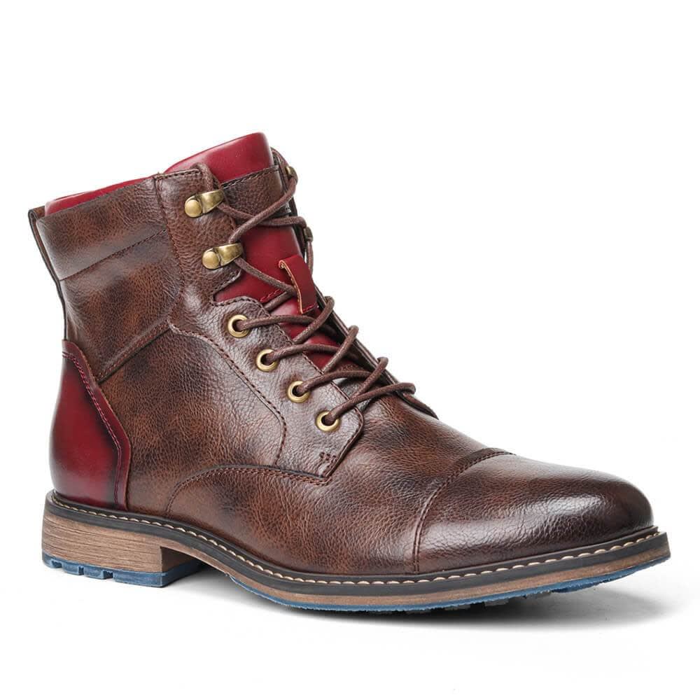 Alfie | Sophisticated Side Zip Lace Up Mens Boots