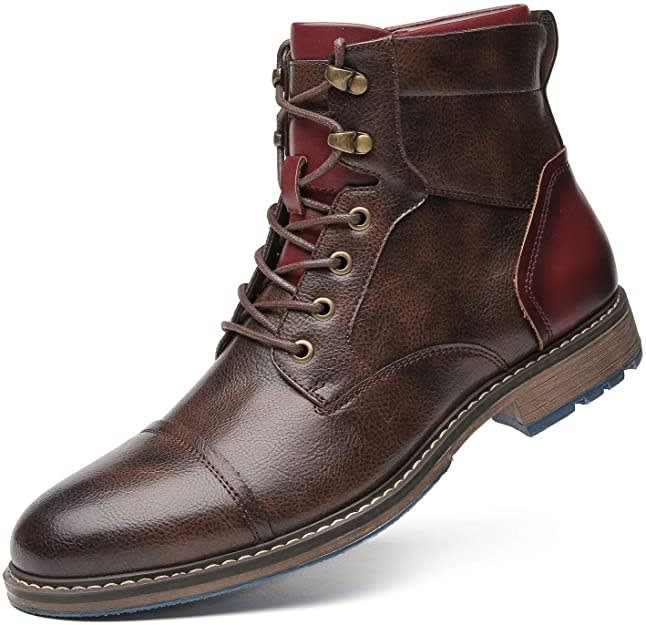 Alfie | Sophisticated Side Zip Lace Up Mens Boots
