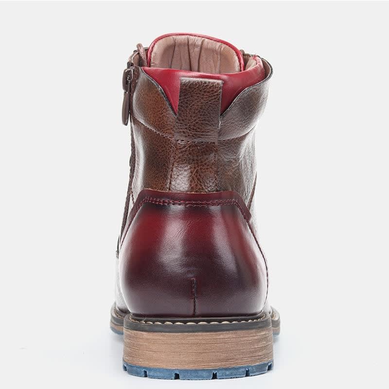 Alfie | Sophisticated Side Zip Lace Up Mens Boots