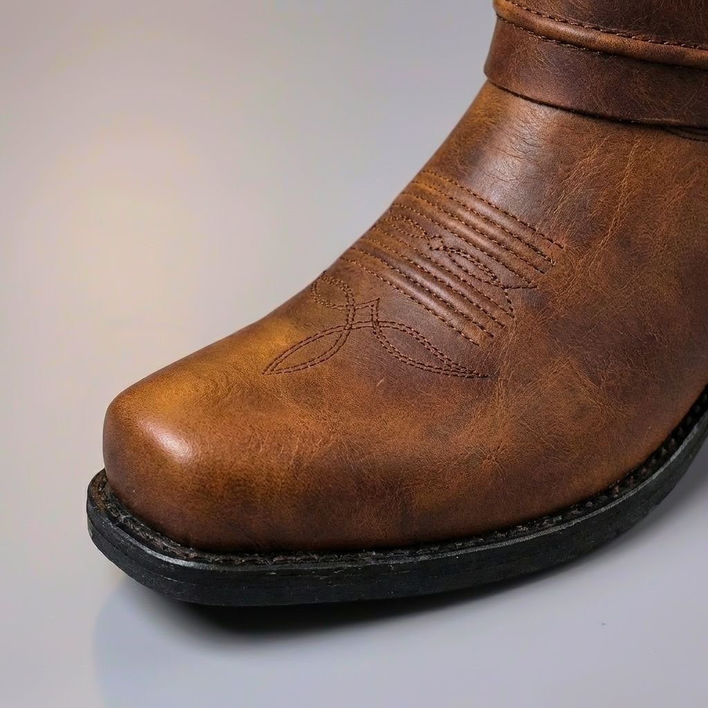 Alfred | Cosy Western Harness Mens Boots