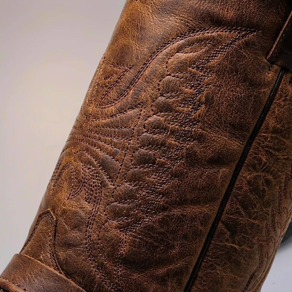 Alfred | Cosy Western Harness Mens Boots