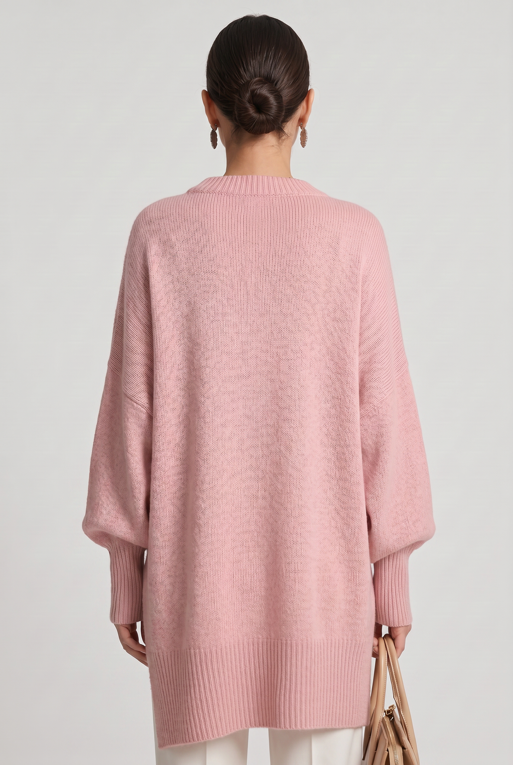 Alice | Oversized Asymmetric Hem Womens Knit Jumper
