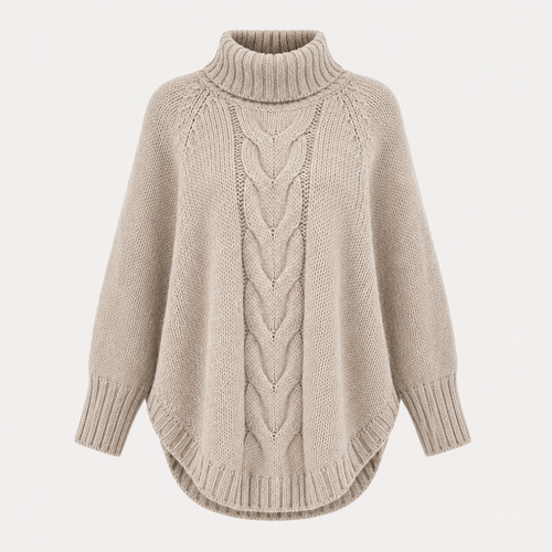 Amelia | Cosy Oversized High Neck Womens Knit Jumper