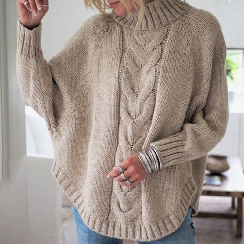 Amelia | Cosy Oversized High Neck Womens Knit Jumper