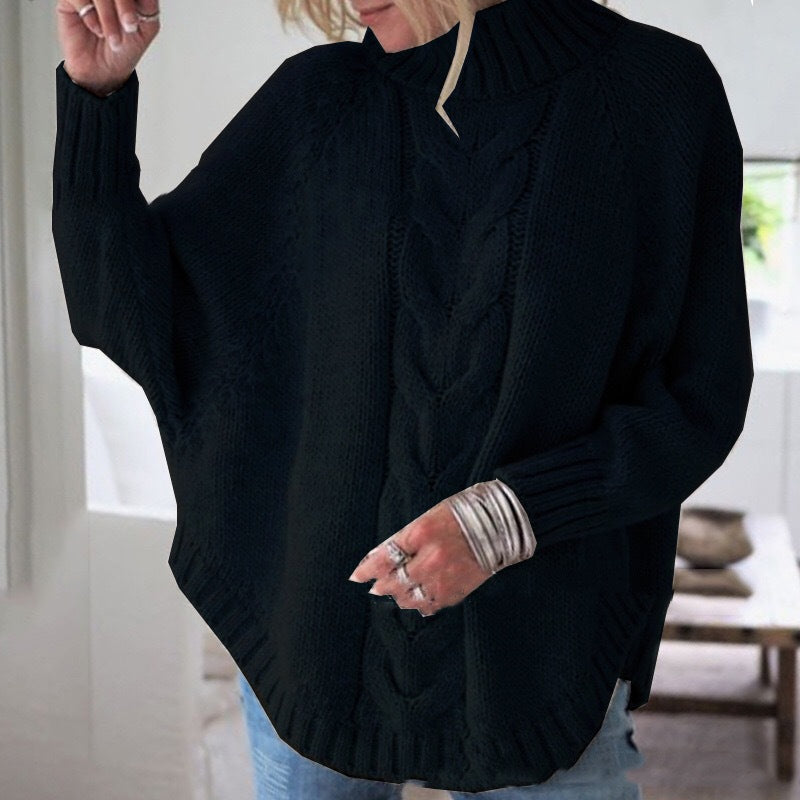 Amelia | Cosy Oversized High Neck Womens Knit Jumper