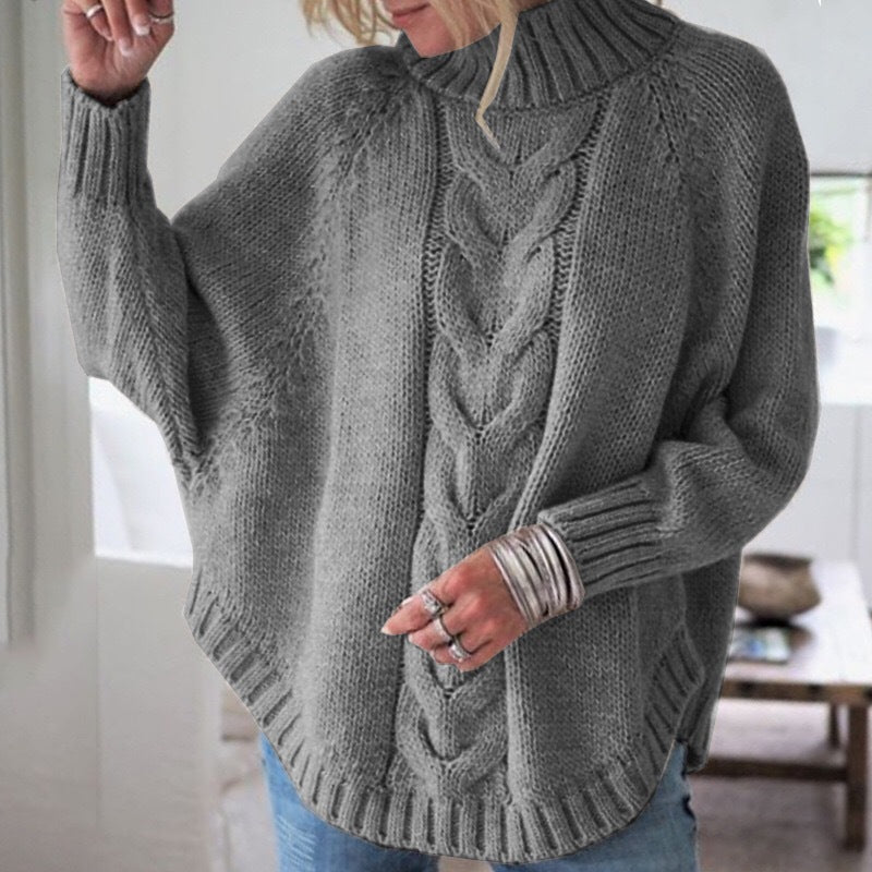 Amelia | Cosy Oversized High Neck Womens Knit Jumper