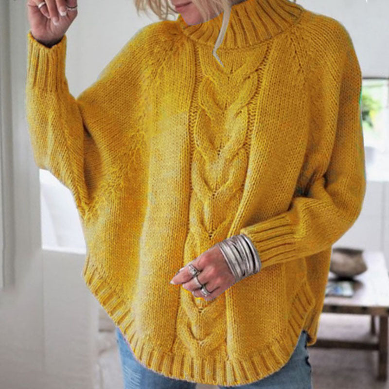 Amelia | Cosy Oversized High Neck Womens Knit Jumper