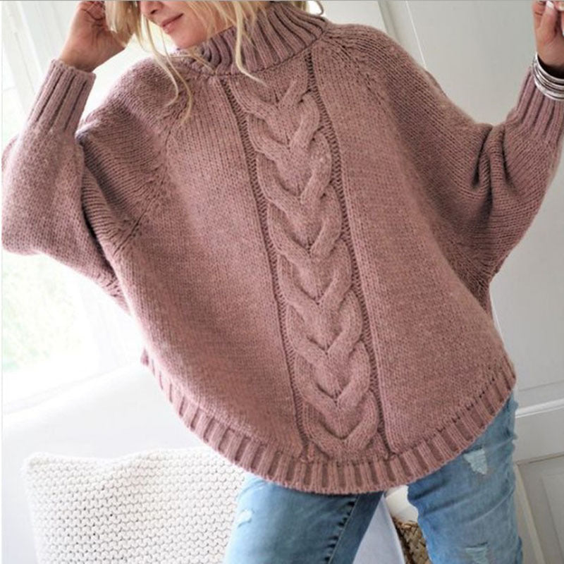 Amelia | Cosy Oversized High Neck Womens Knit Jumper