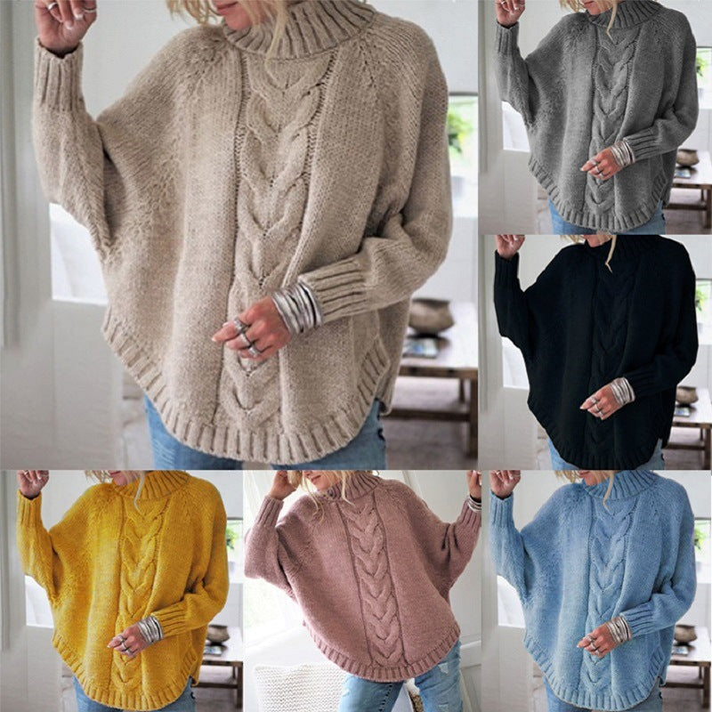 Amelia | Cosy Oversized High Neck Womens Knit Jumper