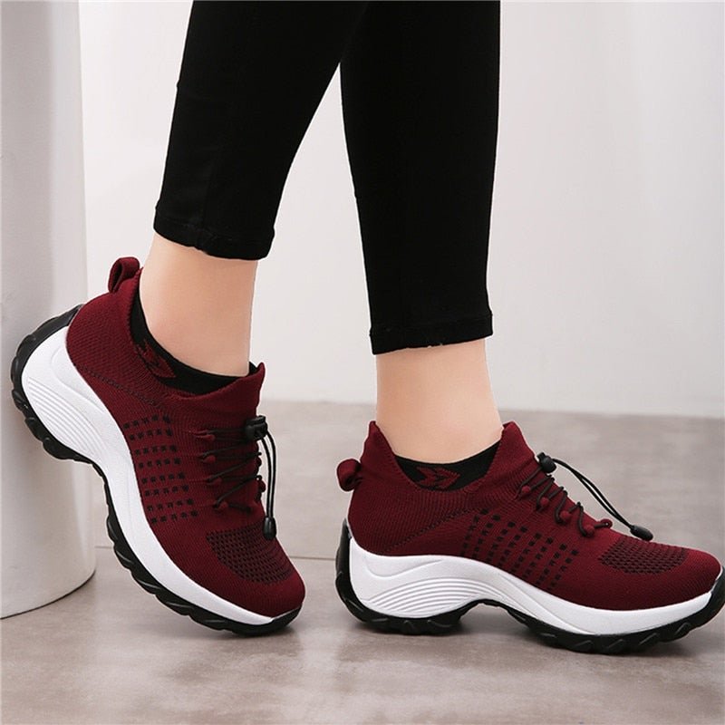 Amelia | Effortless Lace-Up Platform Orthopedic Shoes