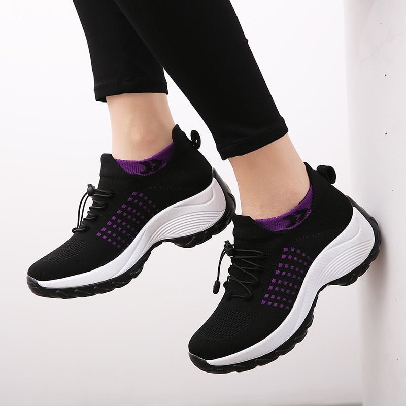 Amelia | Effortless Lace-Up Platform Orthopedic Shoes