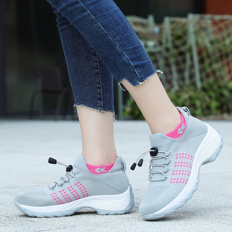 Amelia | Effortless Lace-Up Platform Orthopedic Shoes