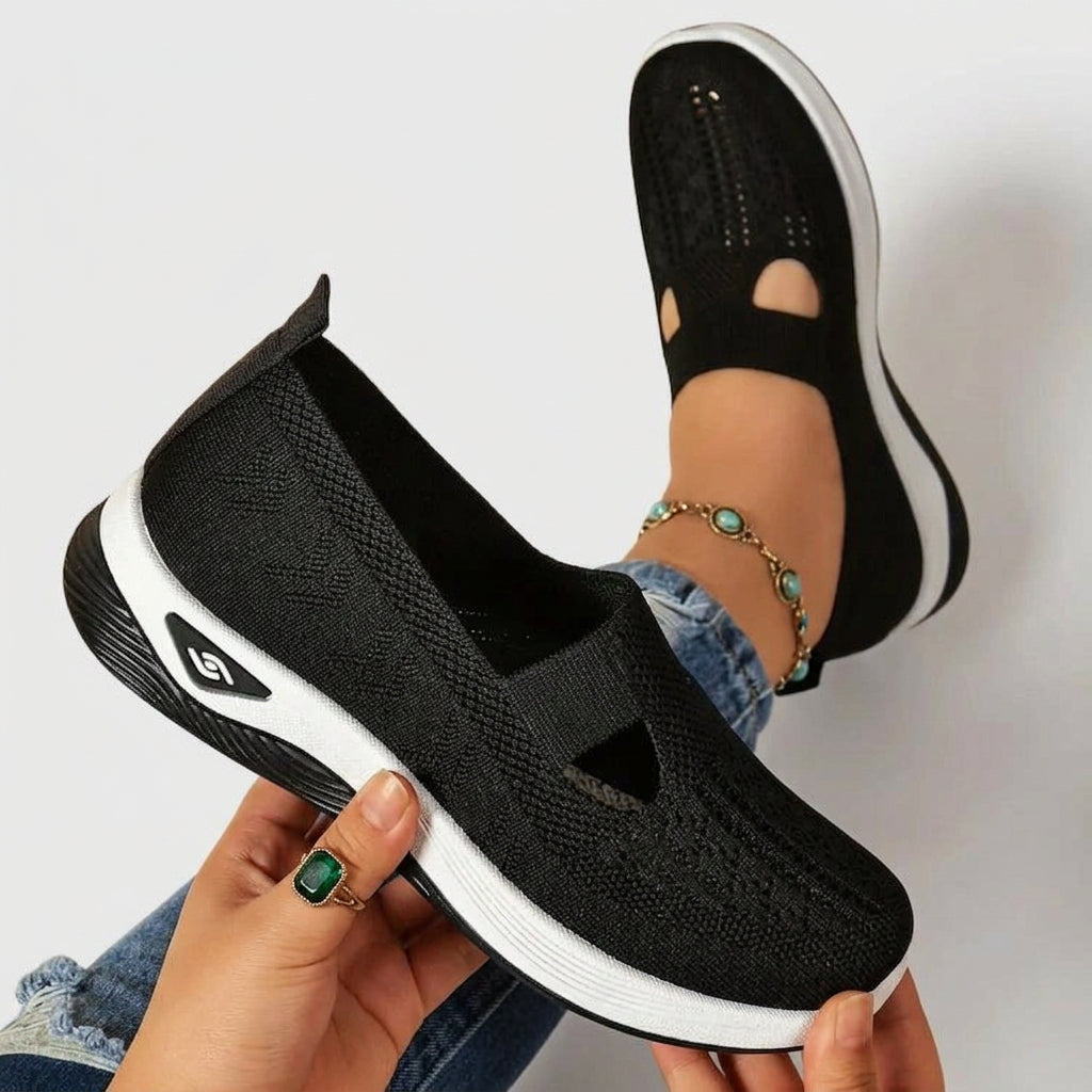 Arabella | Sophisticated Knit Cutout Orthopedic Shoes