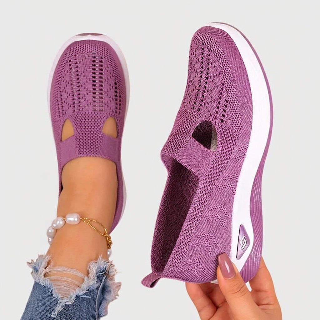 Arabella | Sophisticated Knit Cutout Orthopedic Shoes