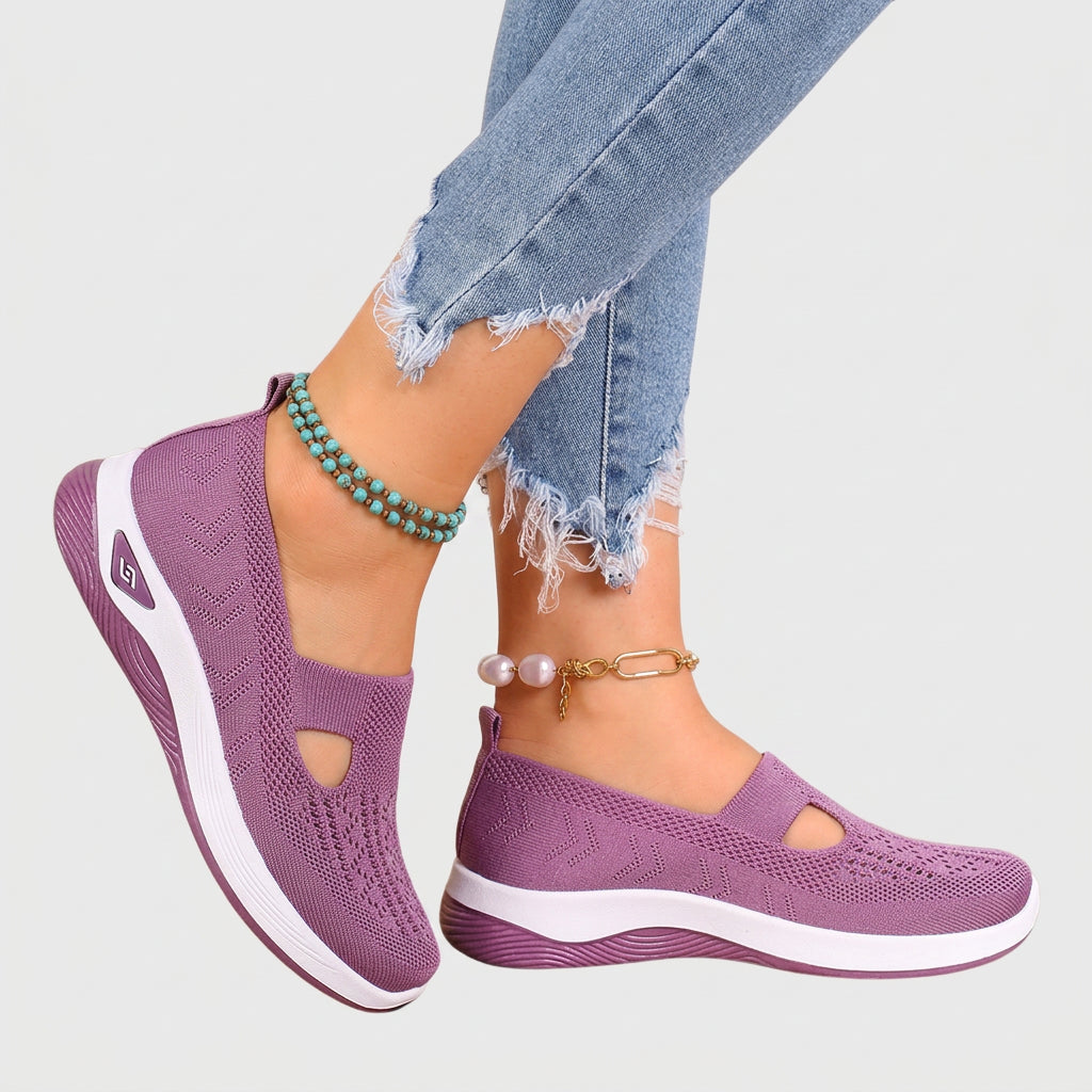 Arabella | Sophisticated Knit Cutout Orthopedic Shoes
