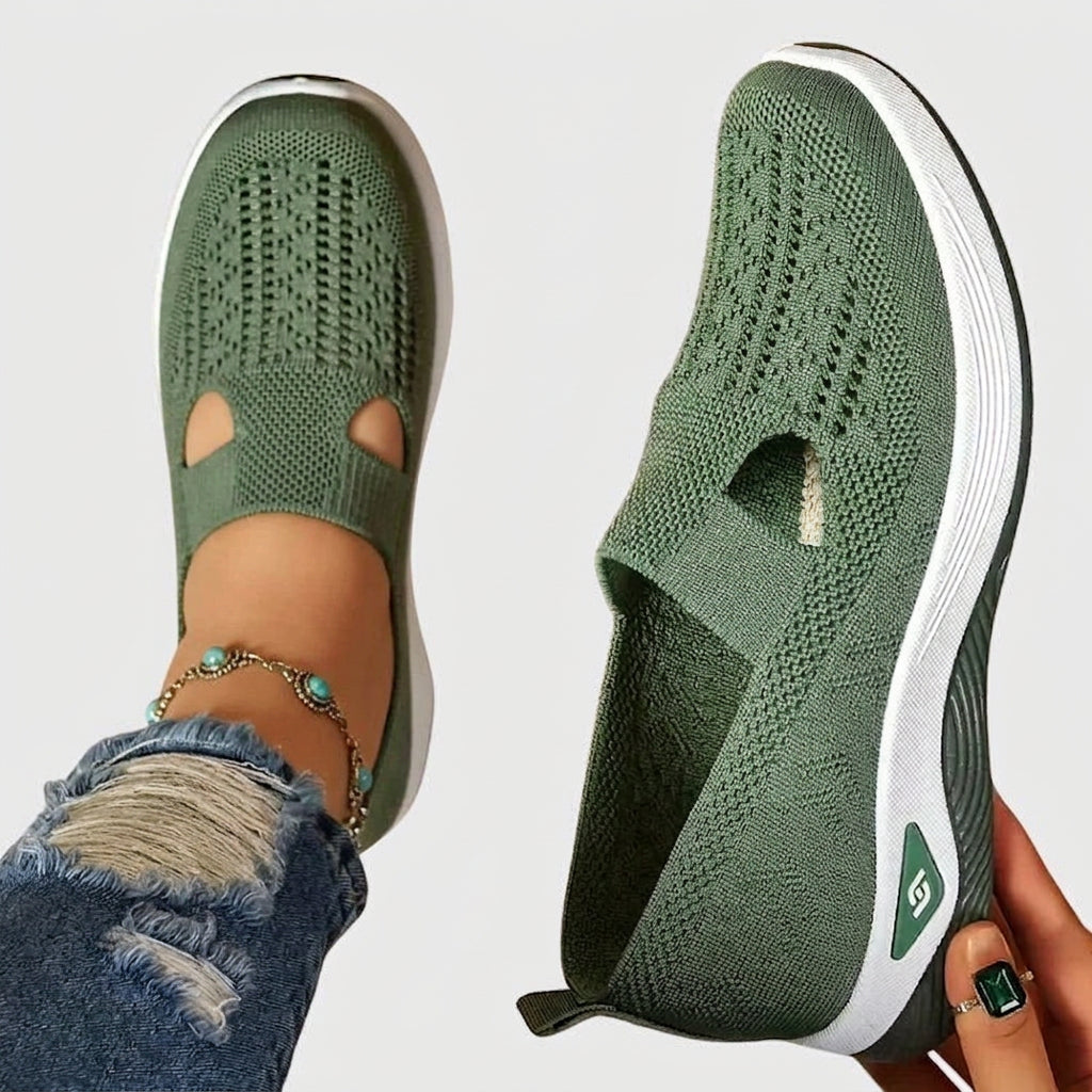 Arabella | Sophisticated Knit Cutout Orthopedic Shoes