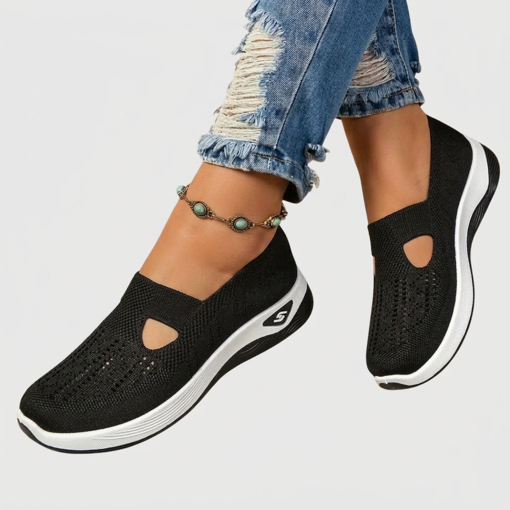 Arabella | Sophisticated Knit Cutout Orthopedic Shoes