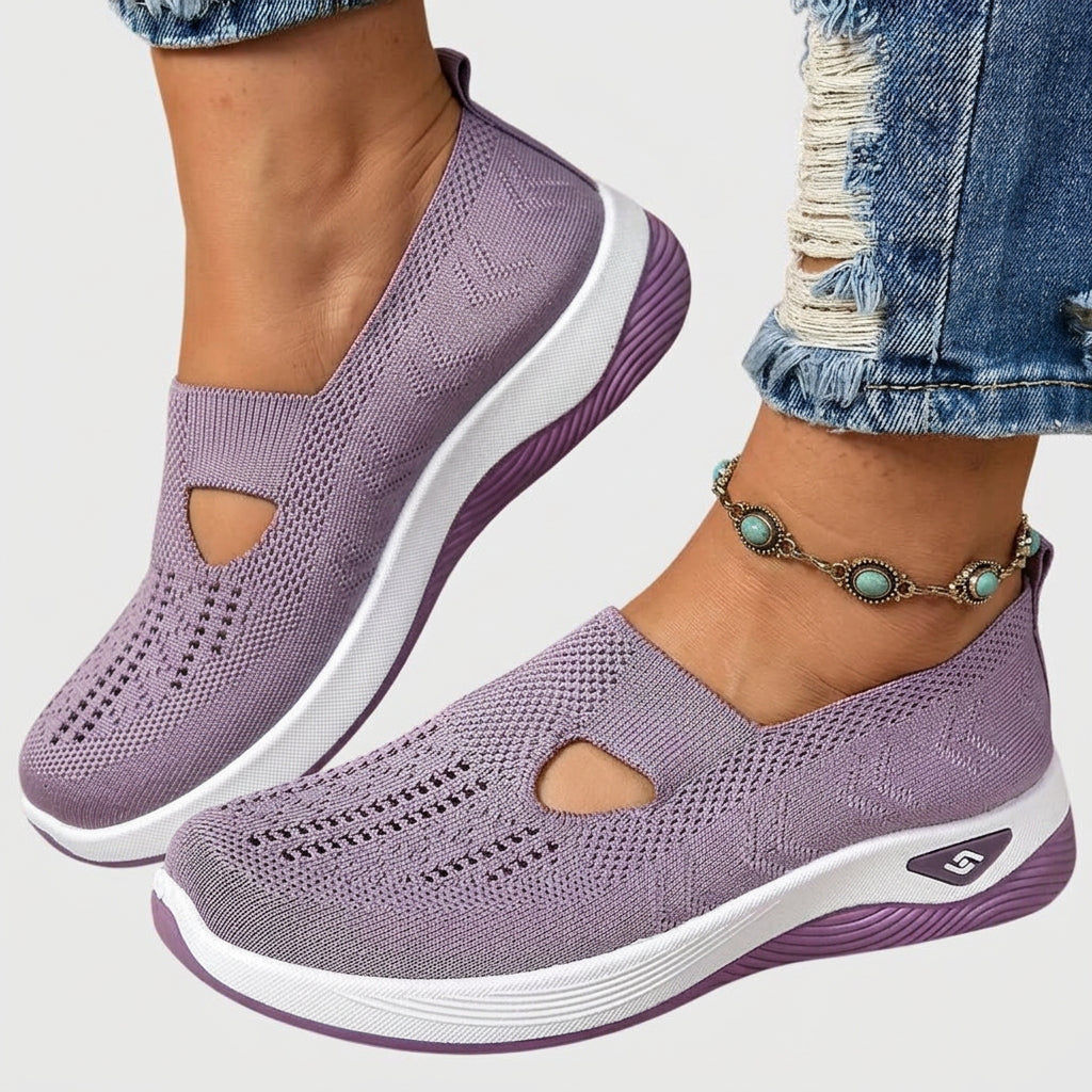 Arabella | Sophisticated Knit Cutout Orthopedic Shoes