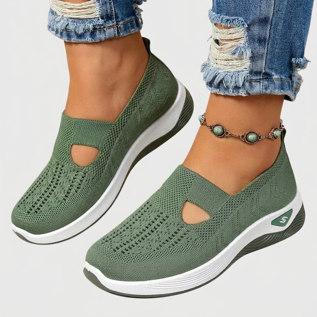 Arabella | Sophisticated Knit Cutout Orthopedic Shoes