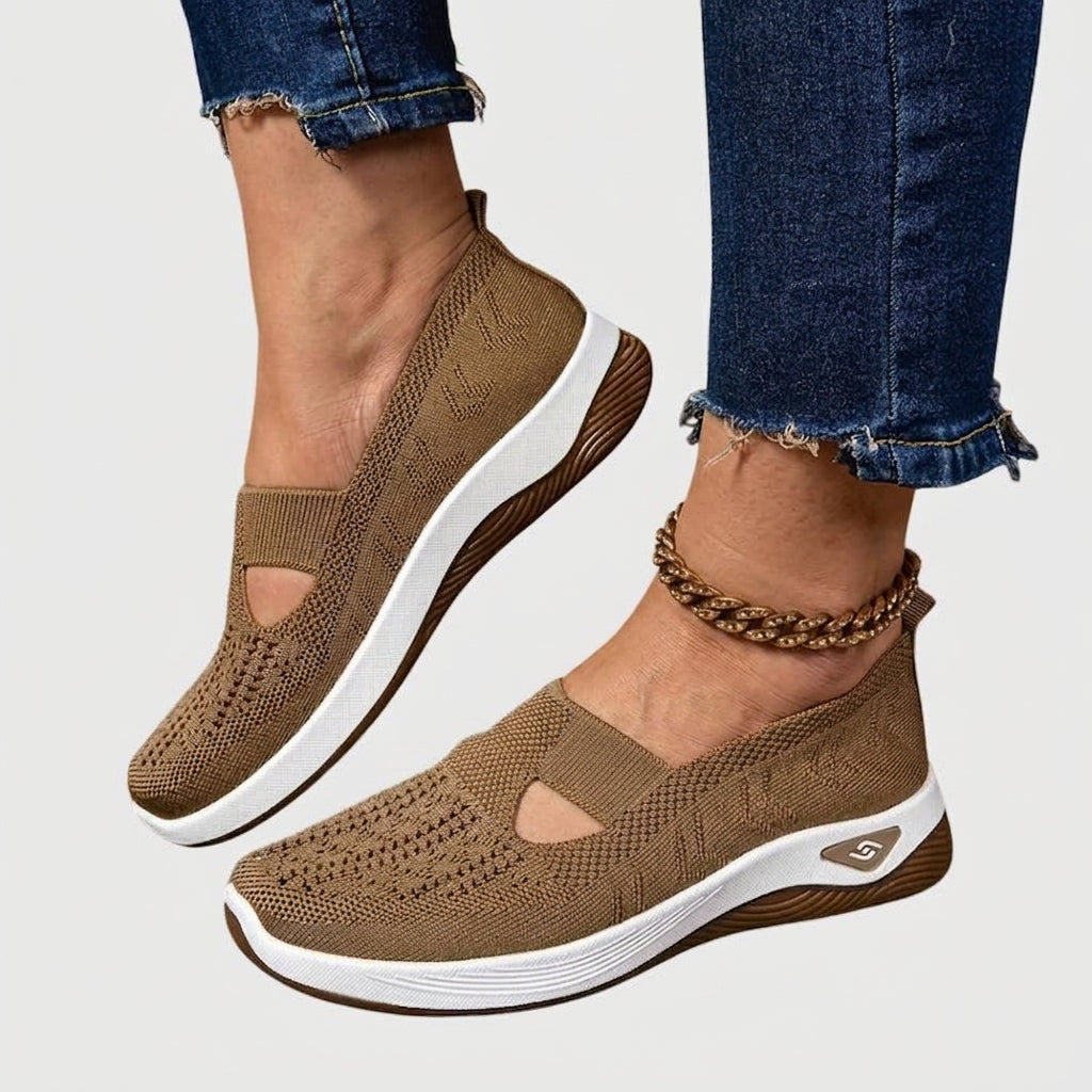 Arabella | Sophisticated Knit Cutout Orthopedic Shoes