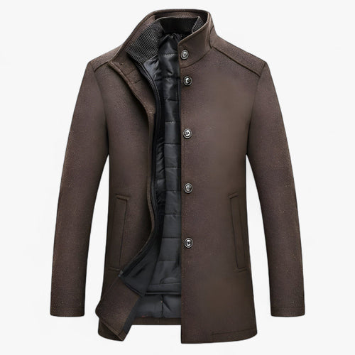 Archie | Cosy Padded Wool-Look Mens Winter Coat