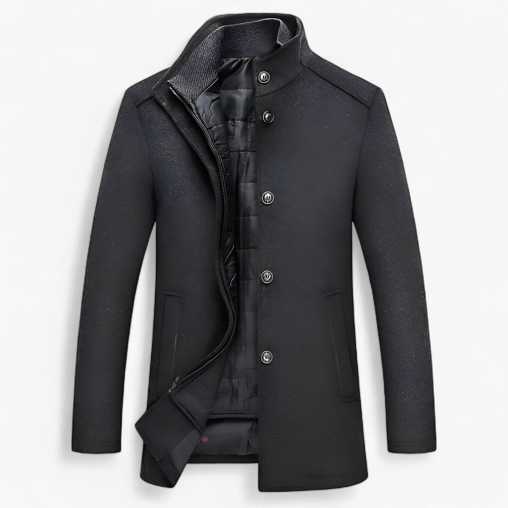 Archie | Cosy Padded Wool-Look Mens Winter Coat