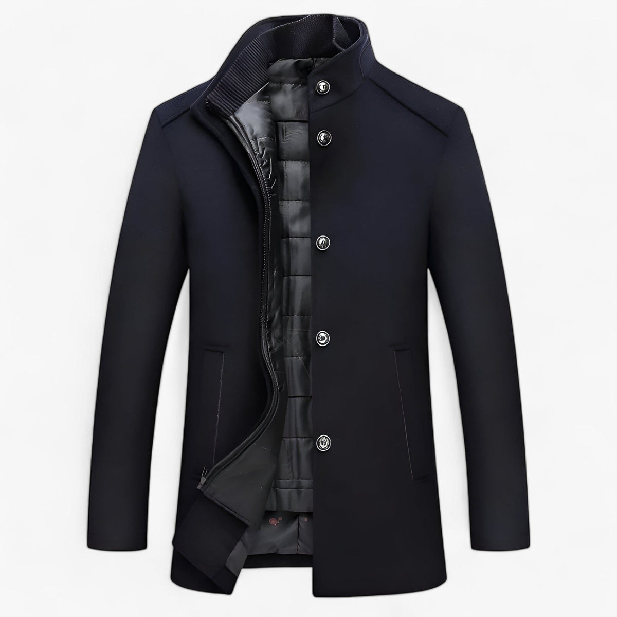 Archie | Cosy Padded Wool-Look Mens Winter Coat